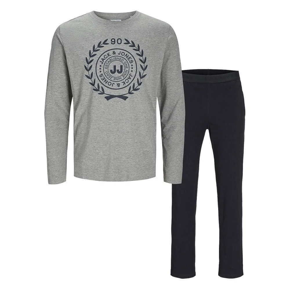 Піжама JACK & JONES Jacathens Ls Tee and Pants Set Jnr, фото №1