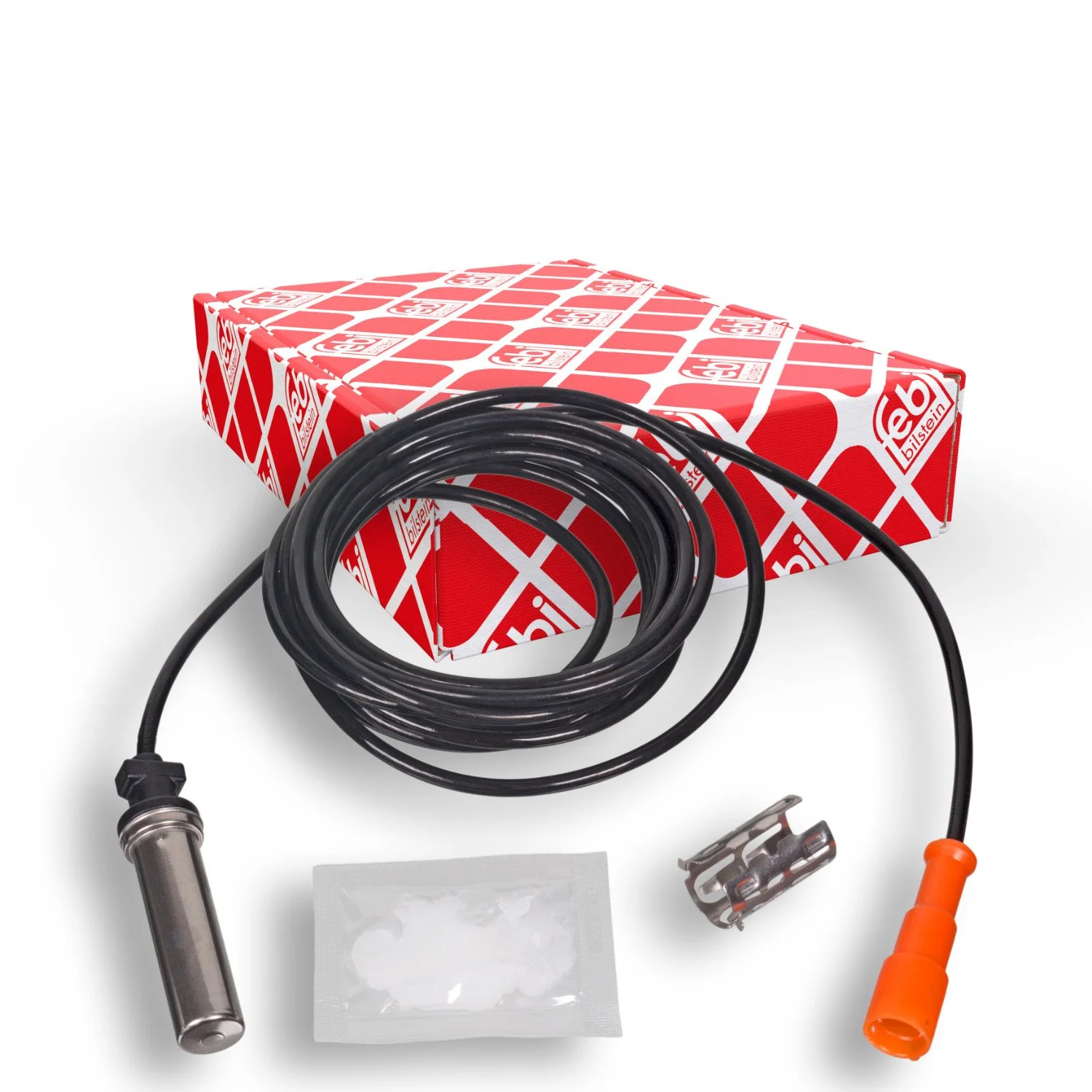 Датчик частоти обертання колеса FEBI BILSTEIN 45776 для MERCEDES-BENZ EVOBUS, задня вісь, фото №1