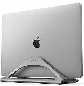 Підставка для ноутбука вертикальна HumanCentric для столів Space Grey, регульована MacBook Pro, інших ноутбуків - Фото 1