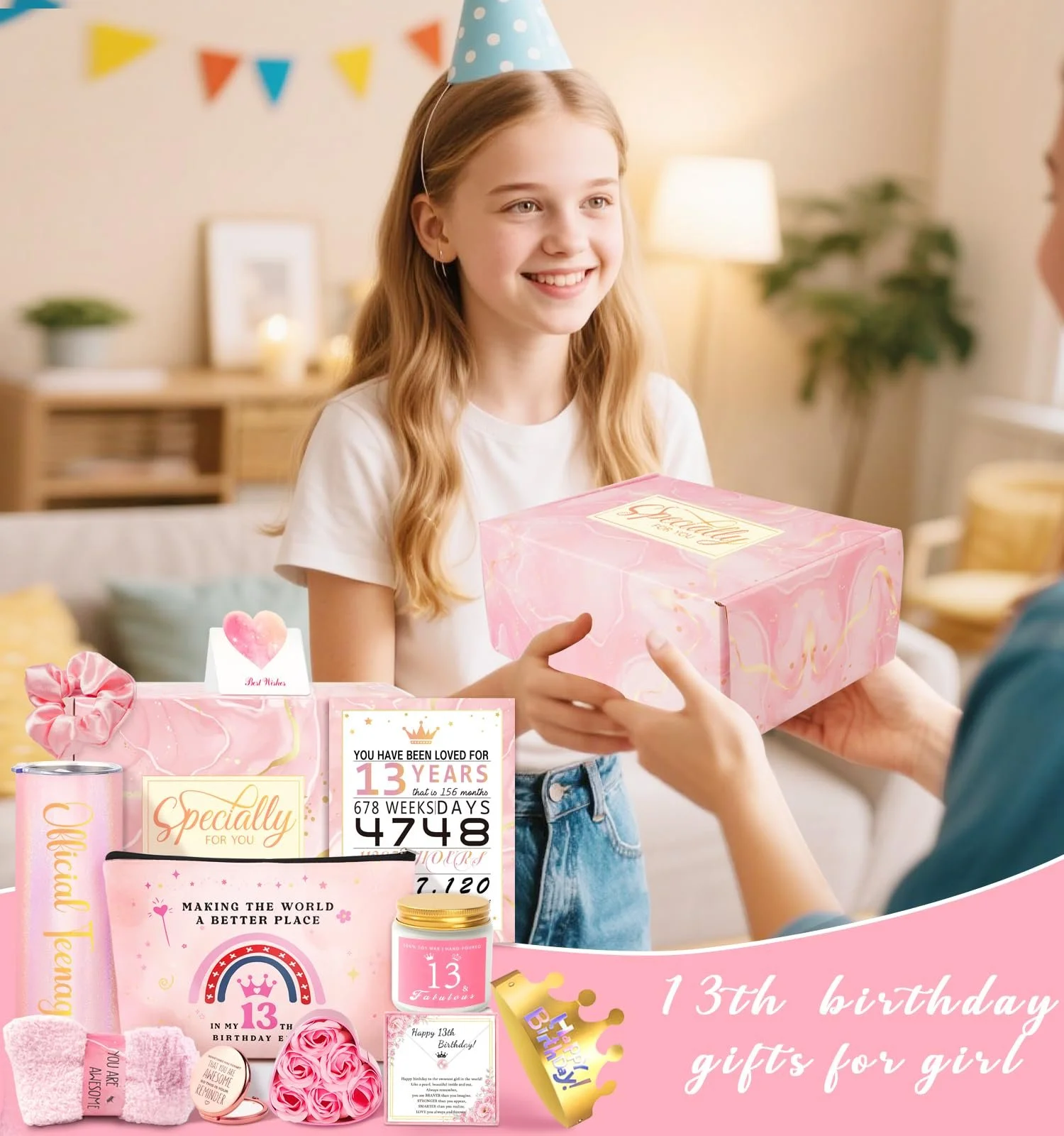 Подарочный набор для девочки на 13-летие, 13th Birthday Gifts, фото №8 Подарочный набор для девочки на 13-летие, 13th Birthday Gifts, фото №8