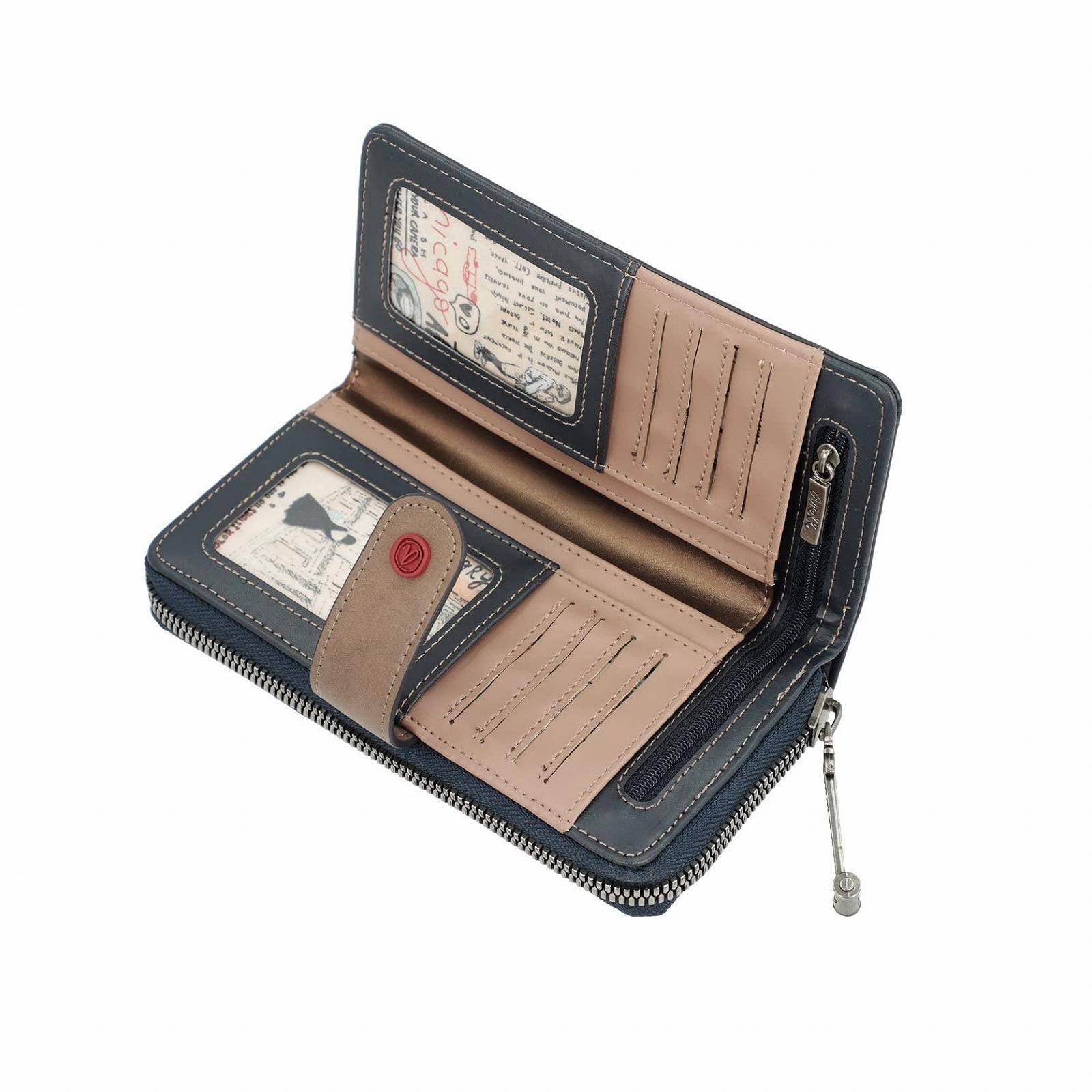 Кошелек Anekke Retro Vintage Travel Striped Multi Coloured 19 см, фото №2