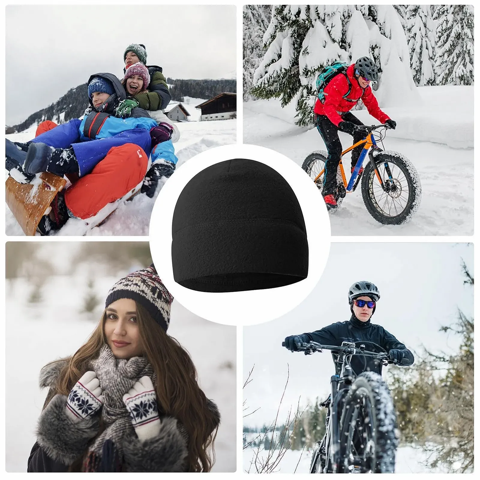 Шапка Honhoha Тепла зимова унісекс, фото №6