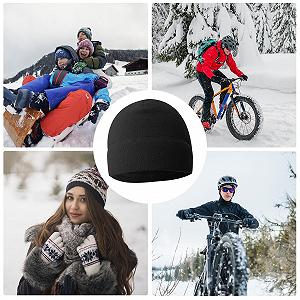 Шапка Qumiuu Тепла однотонна synthetic.ua - Фото 1