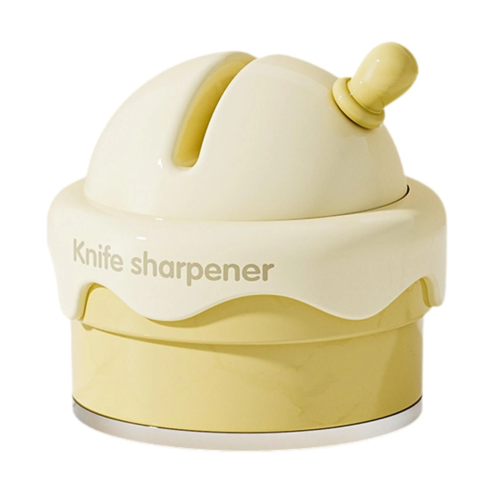 Точилка для ножів компактна на присосці Yellow, фото №1
