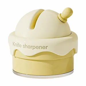 Точилка для ножів компактна на присосці Yellow - Фото 1