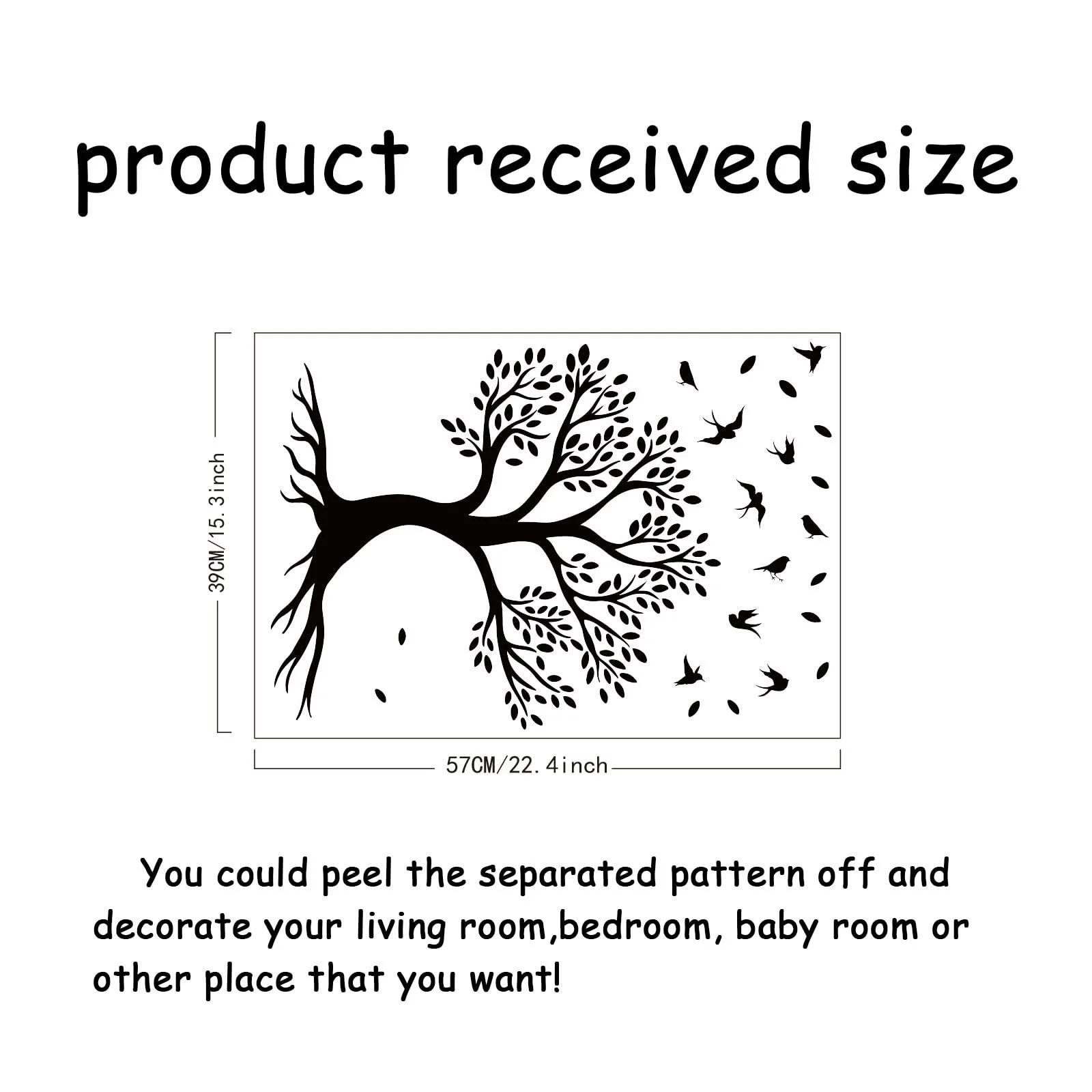 Наклейка на стіну SUPERDANT Tree of Life Вінілова, фото №3