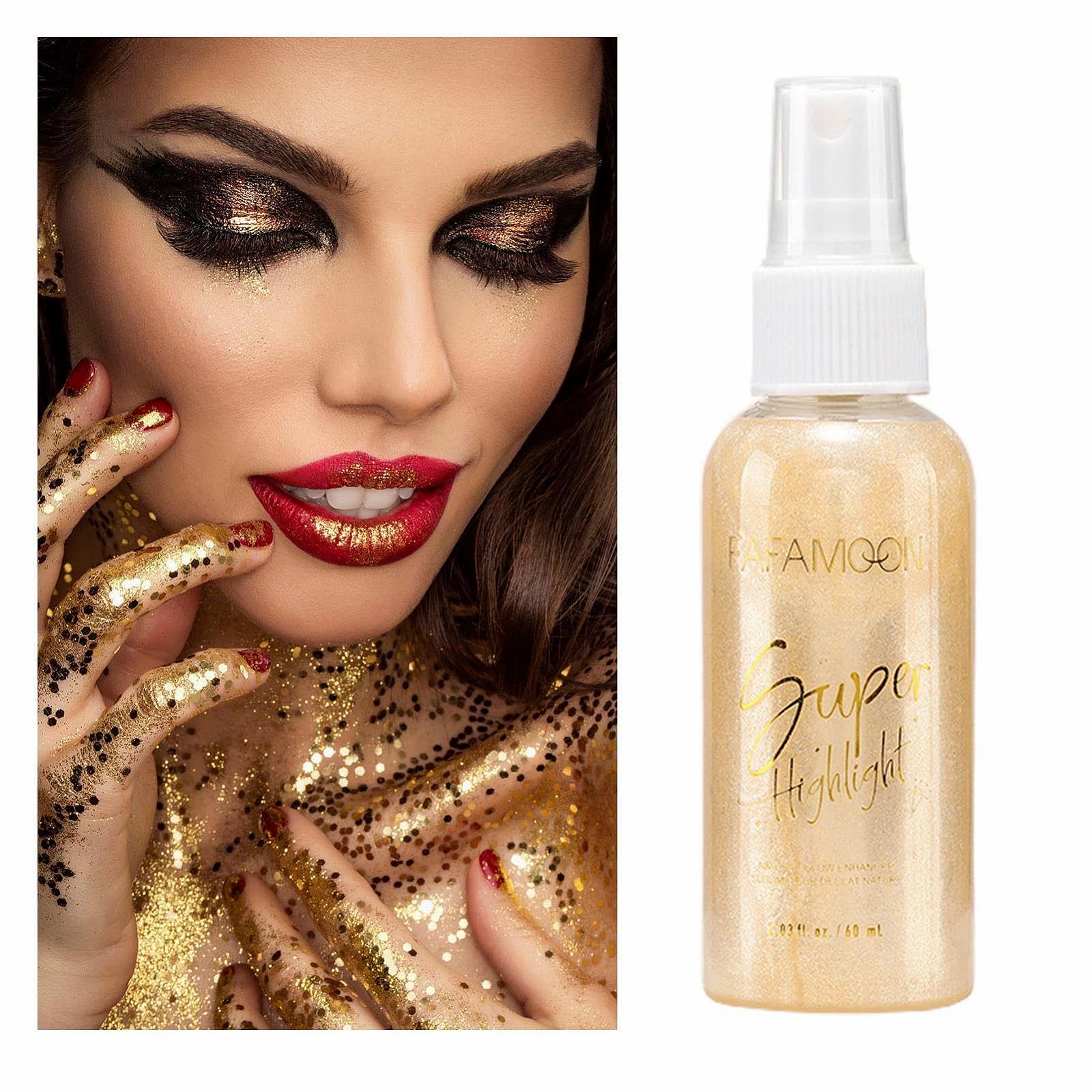 Спрей Rosixehird Body Shimmer Spray Блёстки Бриллиант для тела и волос, фото №5