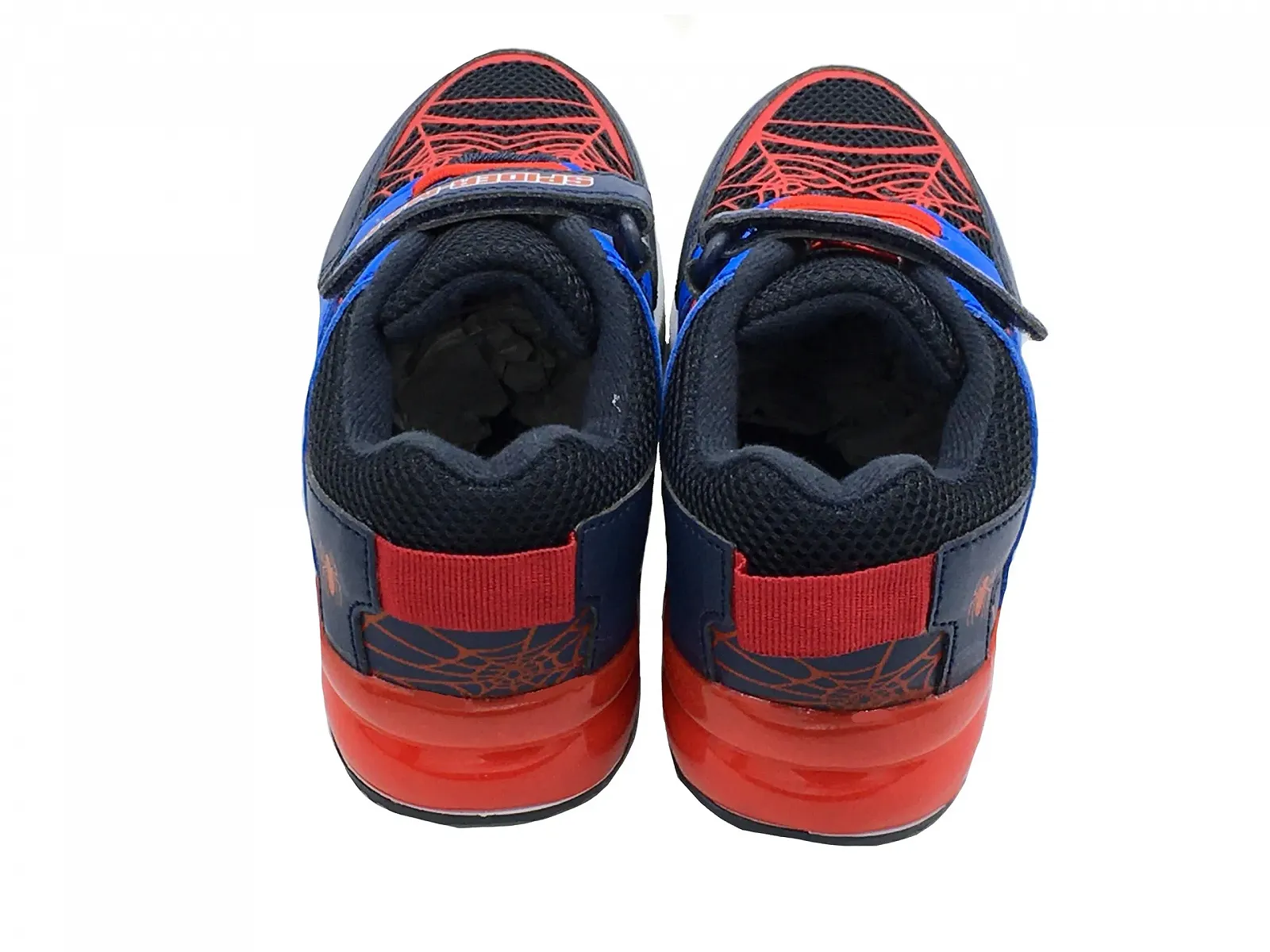 Кроссовки Marvel Spiderman для мальчиков Сине-красные с мигающими огнями Размер 7-12, фото №4