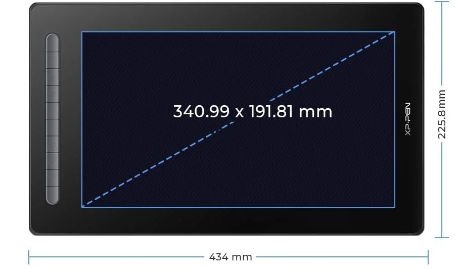 Графический планшет 15.4" Full HD XP-PEN Artist 16 2nd Gen Черный, фото №2
