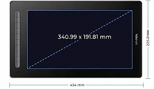 Графический планшет 15.4" Full HD XP-PEN Artist 16 2nd Gen Черный synthetic.ua - Фото 1