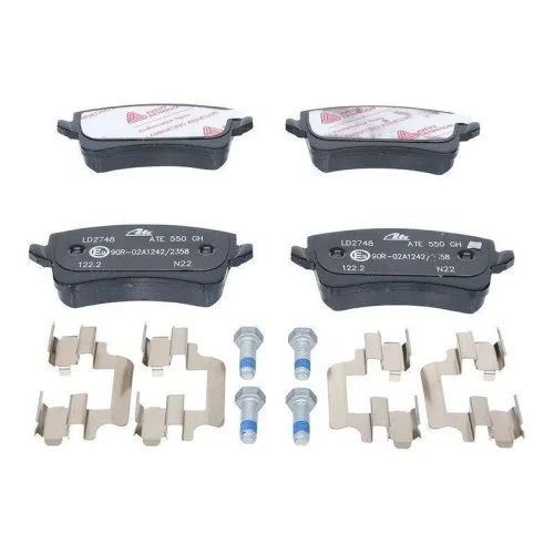 Комплект гальмівних колодок, дискове гальмо ATE Ceramic 13.0470-2748.2 для VAG, фото №2