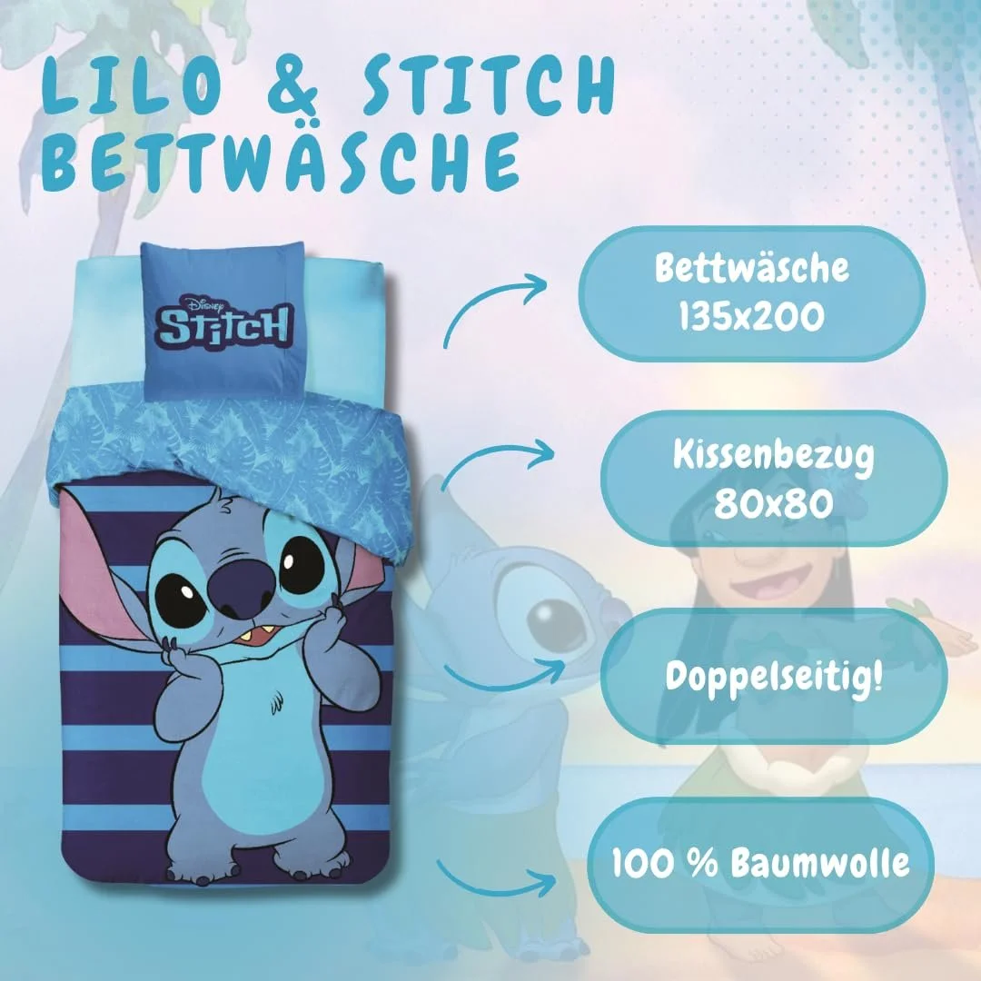 Комплект Постельного Белья Lilo & Stitch, фото №2