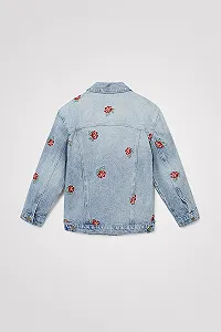 Джинсова куртка Desigual Chaq_Azucena для дівчат synthetic.ua - Фото 1