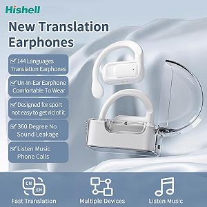 Навушники Відкритого Типу з Голосовим Перекладачем Білий synthetic.ua - Фото 1