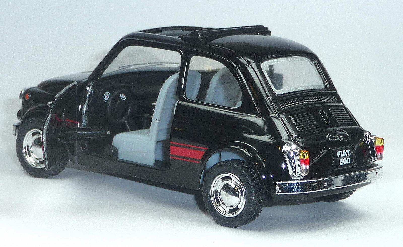 Модель Generisch Fiat 500 Injection Moulded Приблизительно 12 см Черный, фото №3 Модель Generisch Fiat 500 Injection Moulded Приблизительно 12 см Черный, фото №3