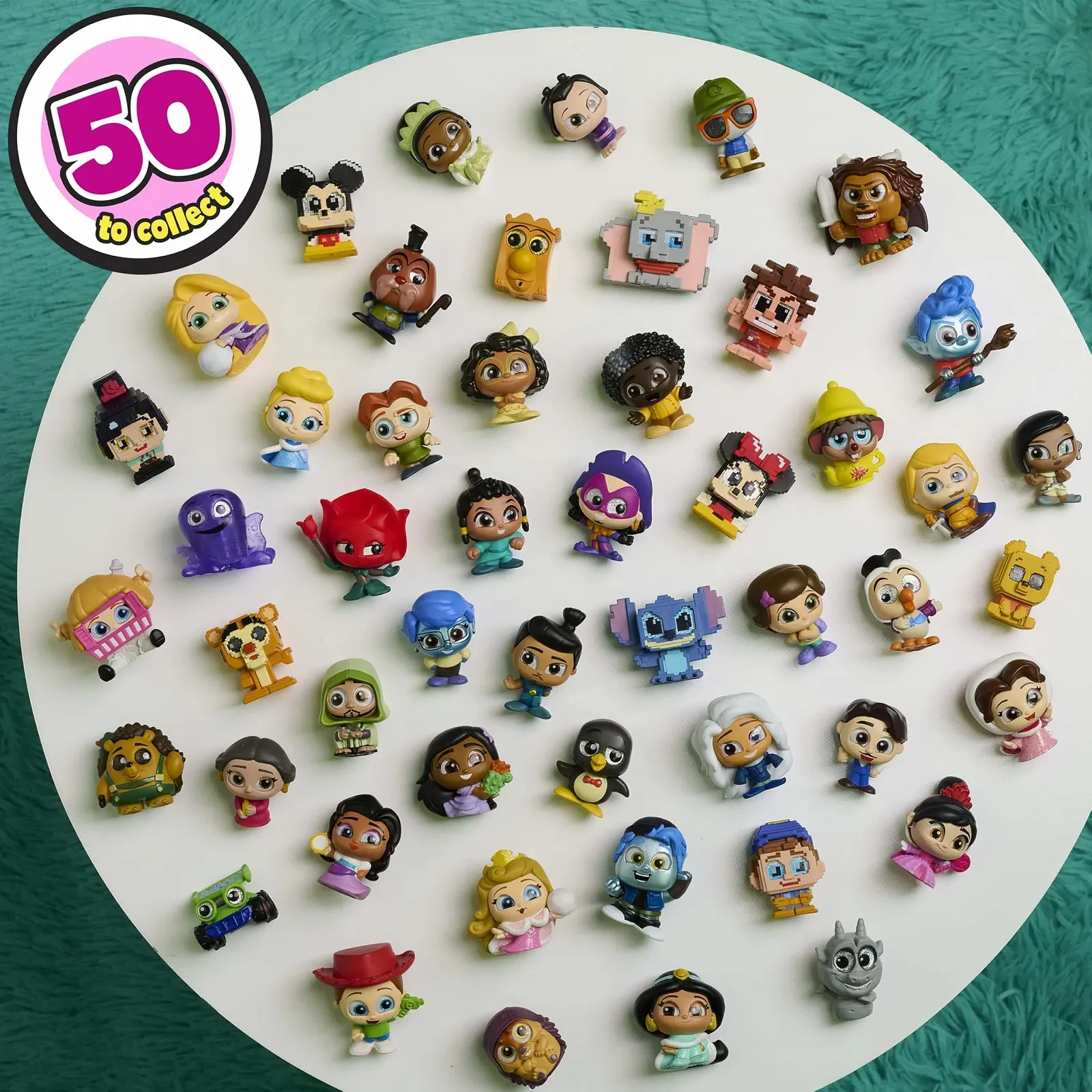 Коллекционные фигурки Disney Doorables Pixel Perfect Series 12 Mini Peek набор 4 шт., фото №2