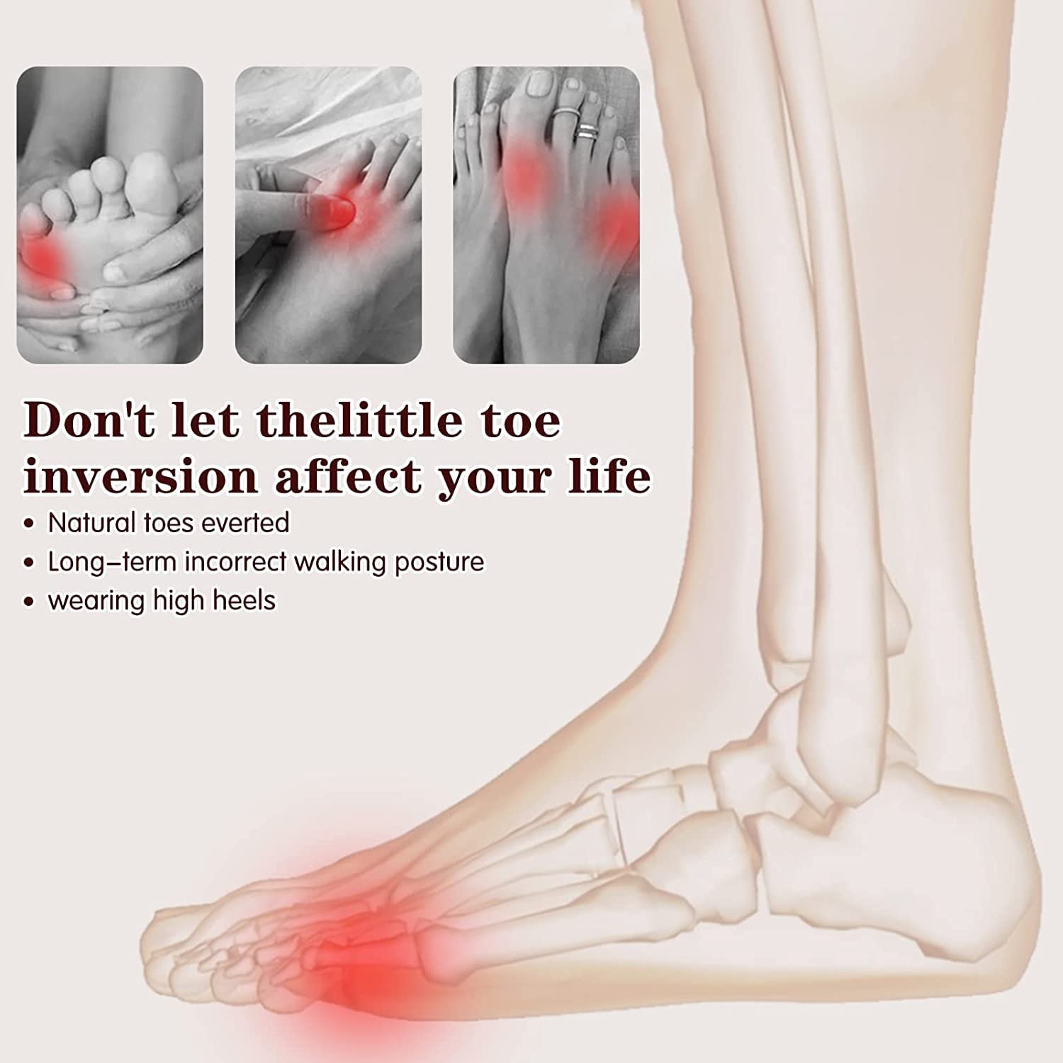 Роздільник для пальців ніг Силіконовий Маленький Рожевий (4 пари), фото №3 Роздільник для пальців ніг Силіконовий Маленький Рожевий (4 пари), фото №3