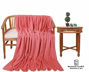 Покривало Betz Cuddly Blanket Bern Розмір 150 см x 200 см Лососевий synthetic.ua - Фото 1