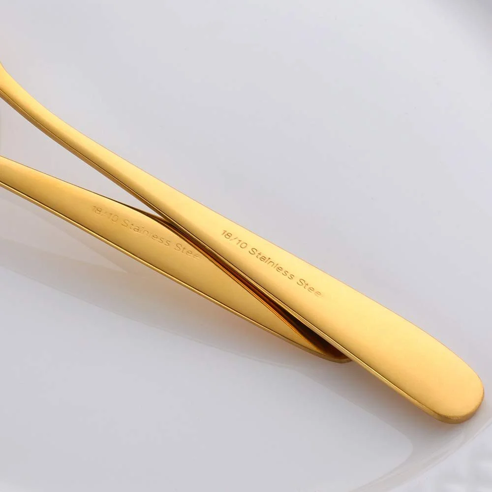 Ложка для супу BISDARUN Кругла Набір 6 шт. Золота 18/10 нержавіюча сталь 17.5 см довжина 4.5 см ширина, фото №6