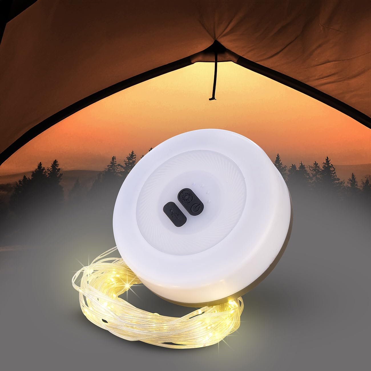 Кемпінгова Гірлянда Lunartec 2-в-1, 6 режимів, IPX4, 10 м, 130 LED, фото №5