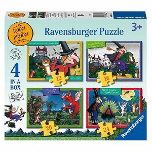 Пазл Ravensburger Room on The Broom 4 in Box 12, 16, 20, 24 деталі Від 3 років - Фото 1