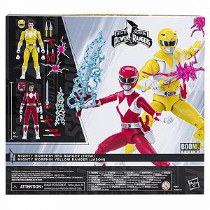 Экшн-фигурки Power Rangers Lightning Collection Mighty Morphin Желтый Рейнджер & Красный Рейнджер "Замена" Джейсон & Трини Boom Comics 2-Pack 15,2 см synthetic.ua - Фото 1