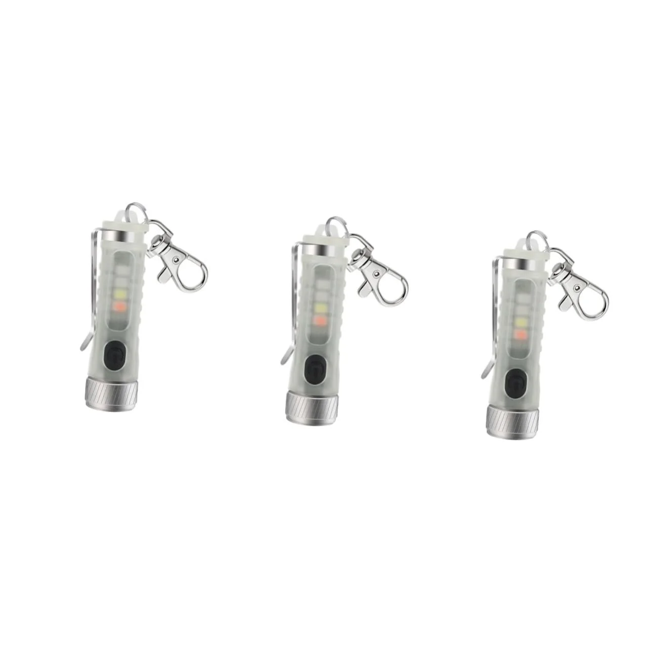 Фонарик BESPORTBLE LED 3 шт. Карманный фонарик-брелок Мини фонарик PC, фото №1