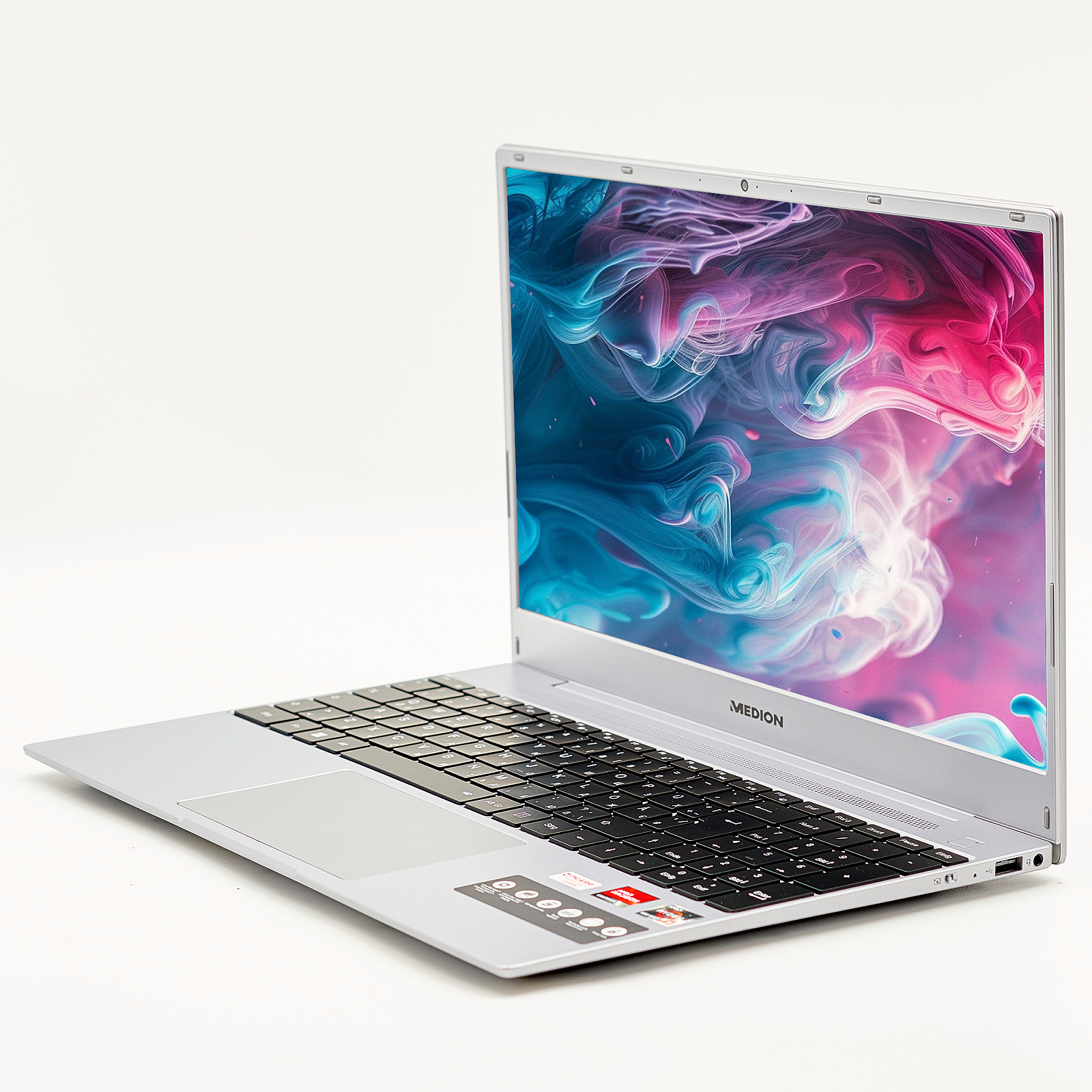 Ноутбук 15.6" Medion (Lenovo Group) E15309 AMD Ryzen 5 5500U RAM 8 ГБ SSD 1 ТБ AMD Radeon Graphics Металевий корпус Win10 (4357), фото №3