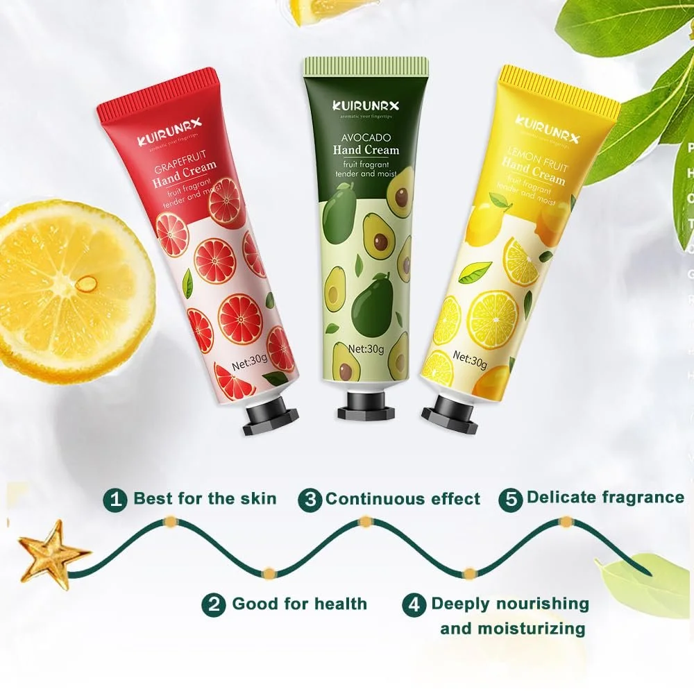 Набір кремів для рук 5 шт. Зволожуючий крем для рук і ніг з ароматом, фото №2