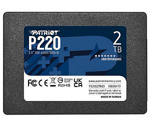 Накопичувач SSD 2TB Patriot P220 2.5" SATAIII TLC P220S2TB25 - Фото 1