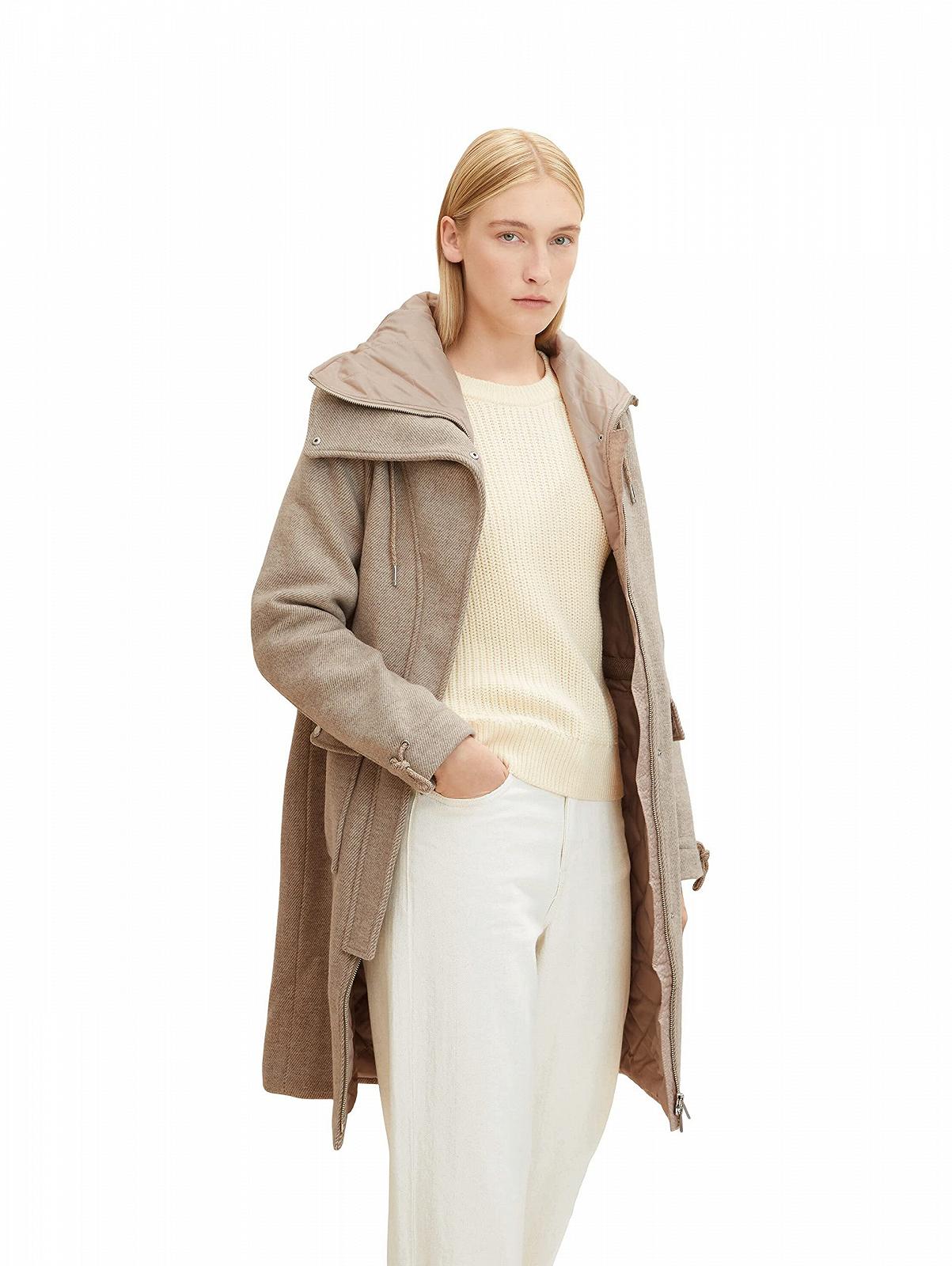 Пальто TOM TAILOR Зі Стійкою Коміром Жіноче, фото №3 Пальто TOM TAILOR Зі Стійкою Коміром Жіноче, фото №3