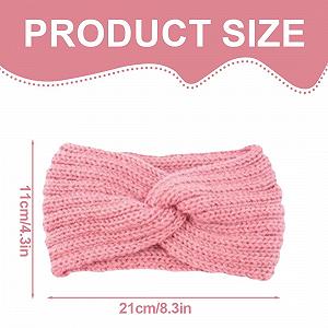 Вязаная зимняя повязка на голову для женщин Beige & Grey & Pink цена на synthetic.ua - Фото 1 Вязаная зимняя повязка на голову для женщин Beige & Grey & Pink synthetic.ua - Фото 1