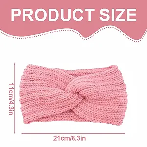 В'язана зимова пов'язка на голову для жінок Beige & Grey & Pink ціна на synthetic.ua - Фото 1 В'язана зимова пов'язка на голову для жінок Beige & Grey & Pink synthetic.ua - Фото 1