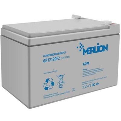 Батарея к ИБП Merlion 12V-12Ah GP12120F2, фото №1