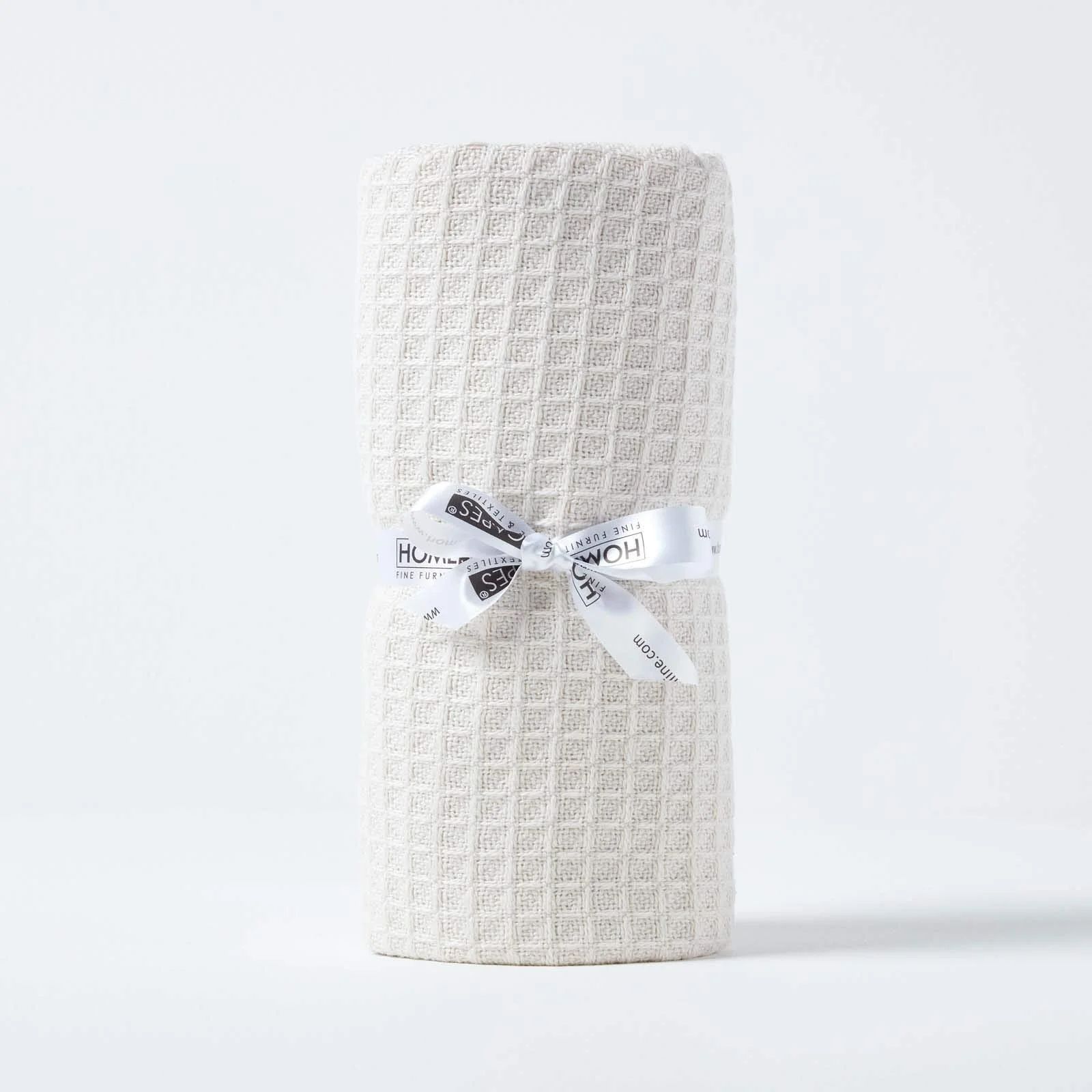 Одеяло Вафельное Homescapes Хлопок Синий 230 x 280 см, натуральный, 90 x 110 см, фото №1