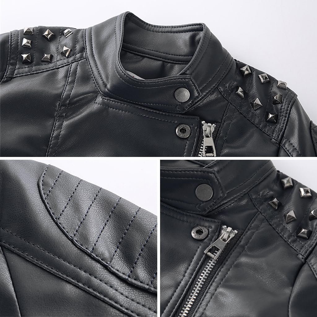 Шкіряна куртка Linboo Перехідна, фото №3