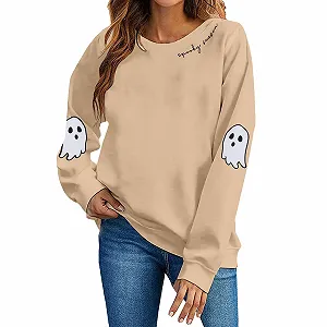 Купити Жіночий Светр Generisch Вінтажний Принт Хелловін - Фото 1 Жіночий Светр Generisch Вінтажний Принт Хелловін - Фото 1