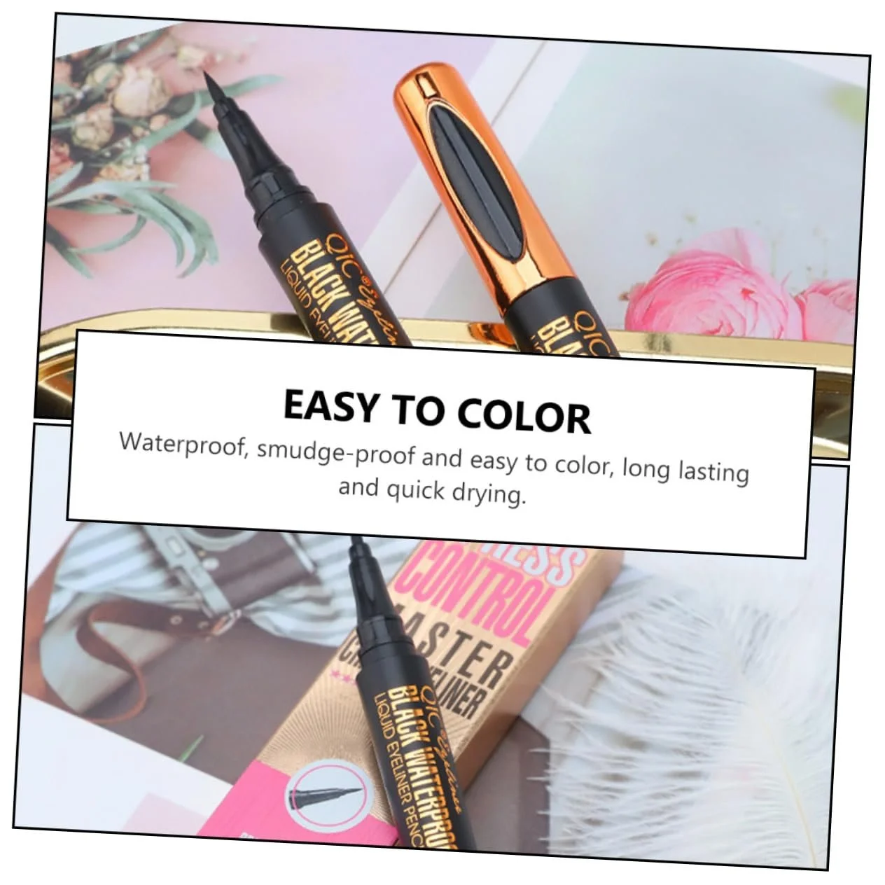 Гель-Подводка Angoily для глаз водостойкая Стойкий, фото №4