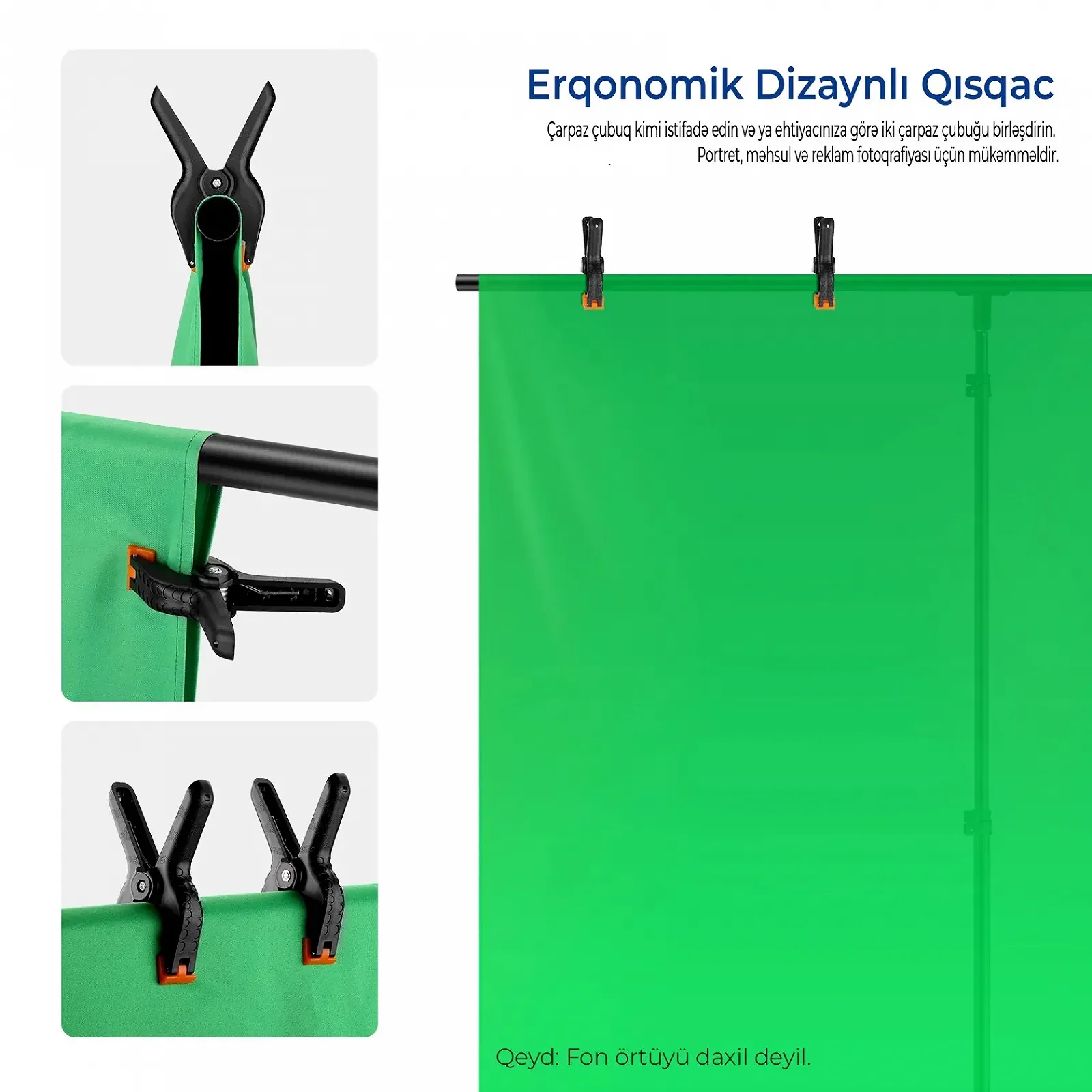 Система підтримки фону Neewer T-FRM / Чорний, фото №3