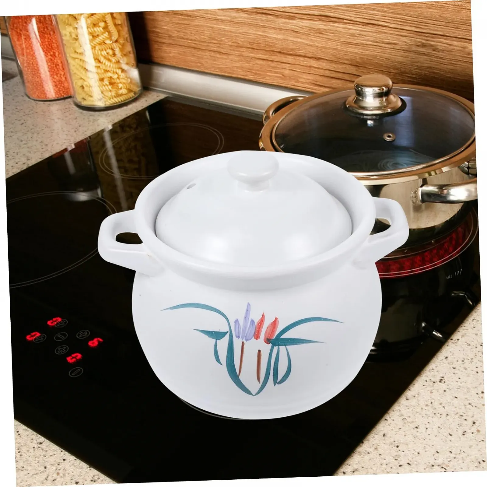 Кастрюля для супа GLEAVI керамическая жаростойкая, фото №7