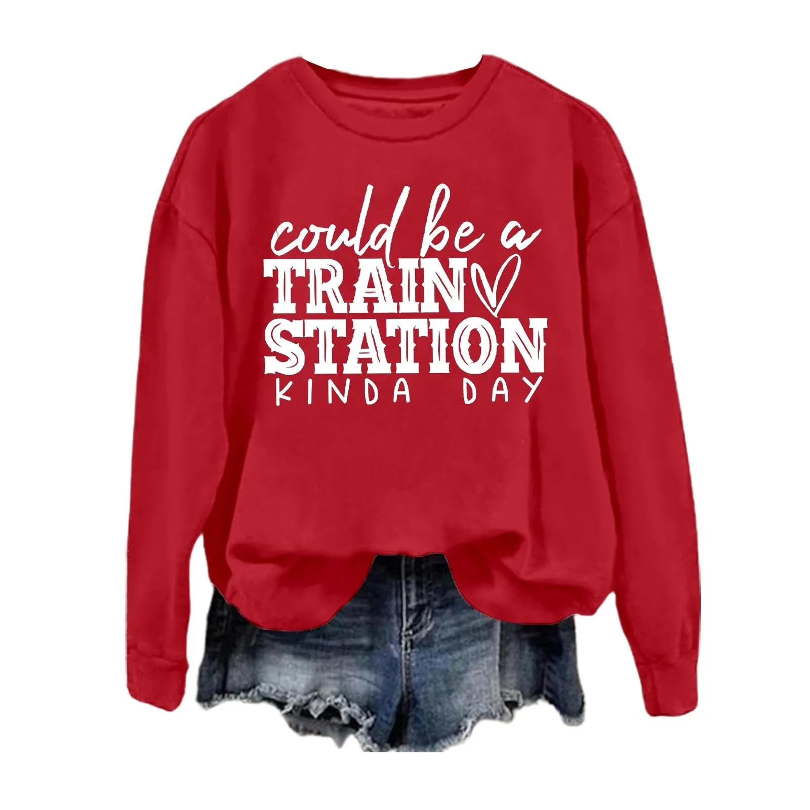 Різдвяна толстовка, повсякденна базова кофта з круглим вирізом, фото №2