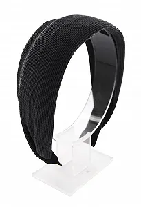 Обруч на голову Широкая axy из рубчатой ​​ткани HR10B Черный, Широкая synthetic.ua - Фото 1