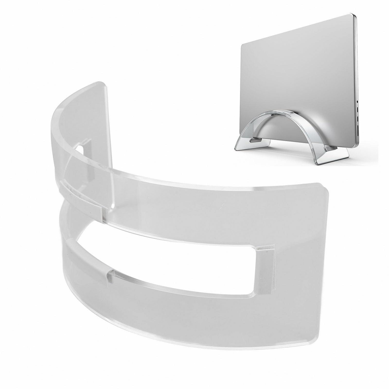 Подставка для ноутбука вертикальная акриловая регулируемая, с углами обзора, док-станция для настольного органайзера, фото №3