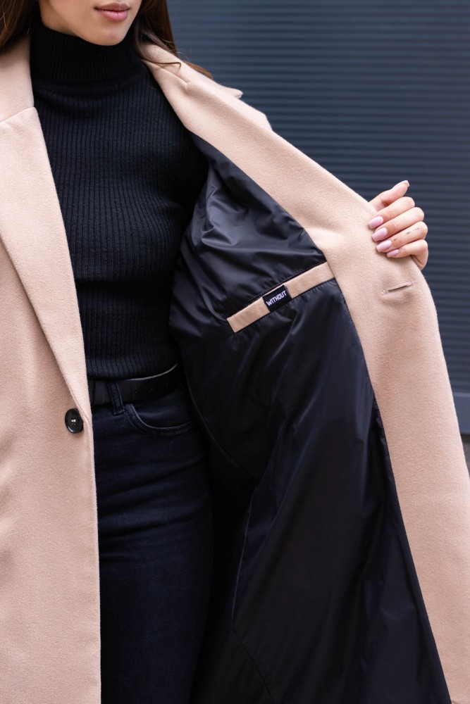 Пальто Without beige, фото №10 Пальто Without beige, фото №10