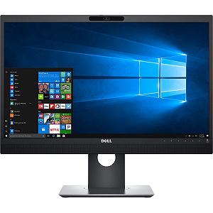 Монитор Dell P2418HZ 23.8 дюйма Full HD для видеоконференций Встроенная вебкамера Микрофон и динамик Эргономичный дизайн synthetic.ua - Фото 1
