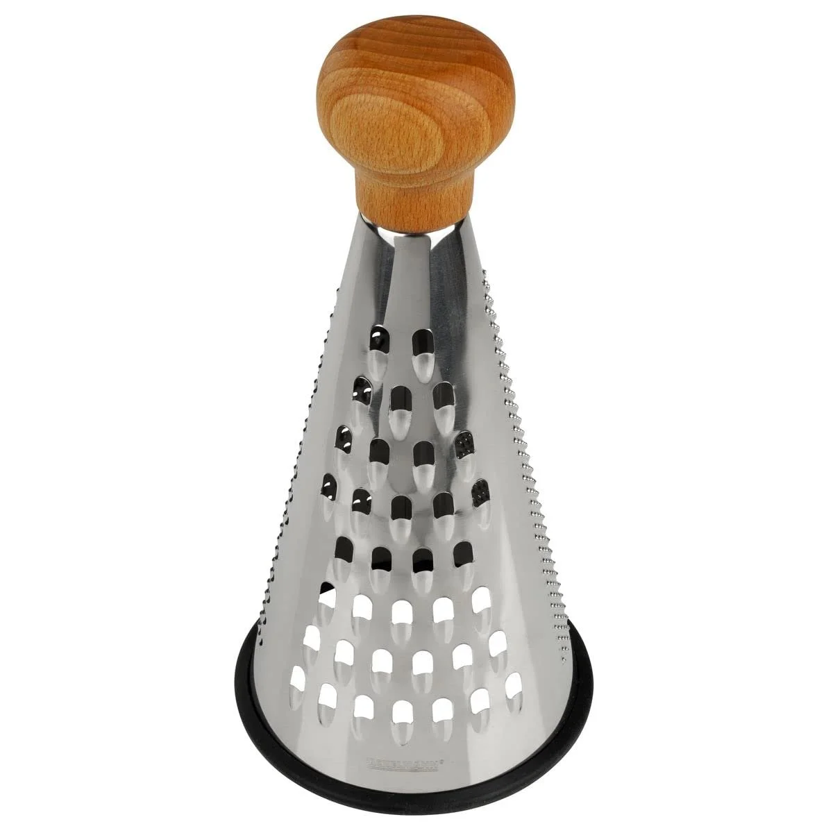Терка Fackelmann 31036 для сиру та овочів, нержавіюча сталь, дерев'яна ручка, фото №1 Терка Fackelmann 31036 для сиру та овочів, нержавіюча сталь, дерев'яна ручка, фото №1