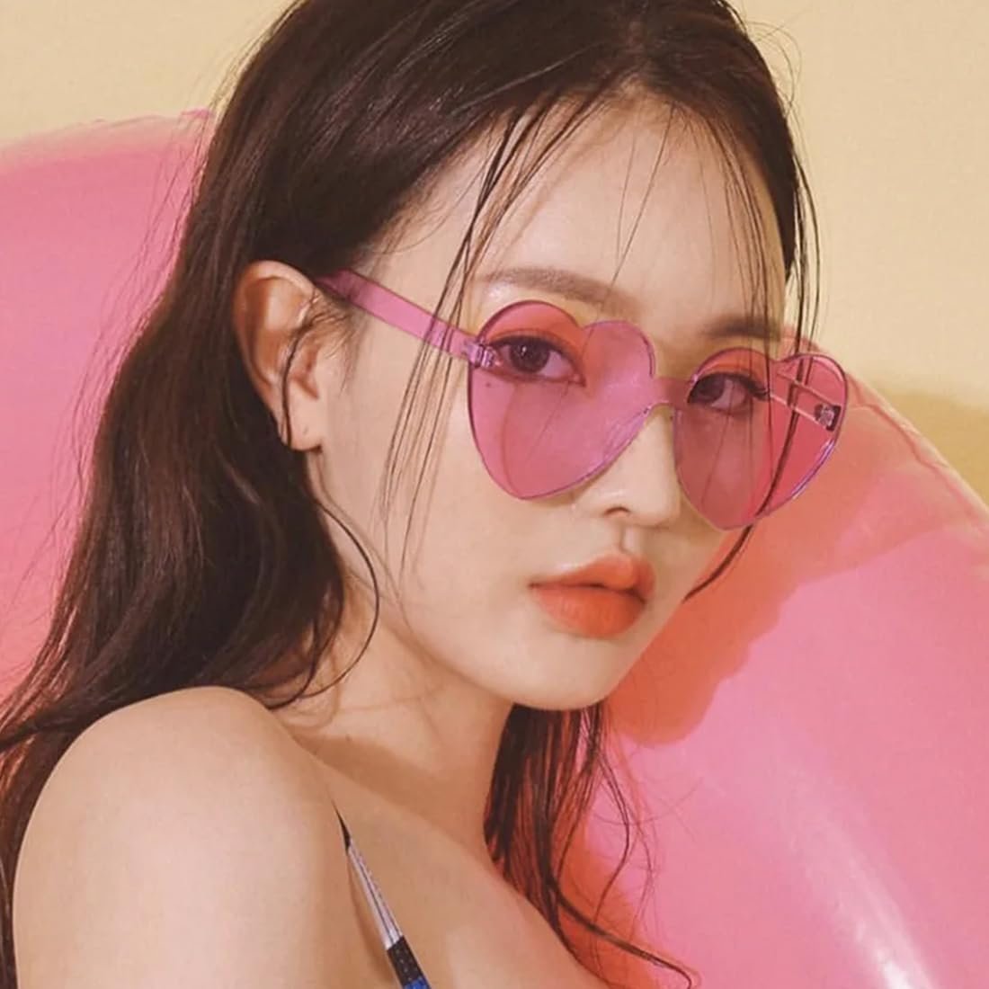 Солнцезащитные Очки Сердцевидные Разноцветные Без оправы (6 пар), фото №5 Солнцезащитные Очки Сердцевидные Разноцветные Без оправы (6 пар), фото №5