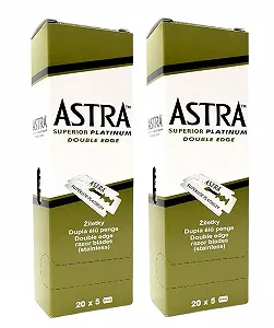 Лезвия для бритвы Astra Platinum 200 шт. - Фото 1