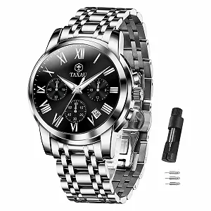 Чоловічий годинник Taxau Хронограф Аналоговий Кварцовий Водонепроникний Люмінесцентний - Фото 1