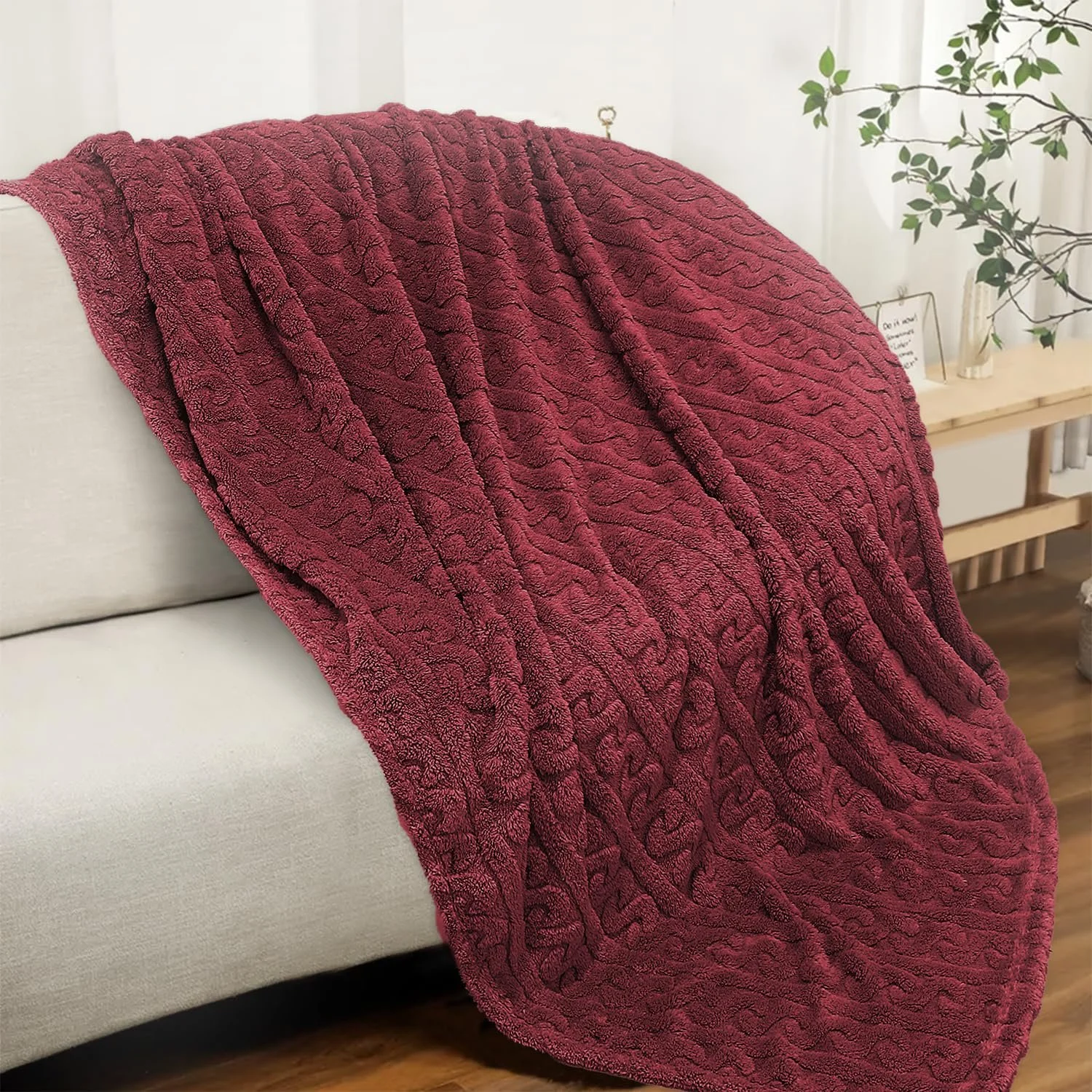 Покривало Фланелеве Одношарове Жакардове Тепле, фото №2